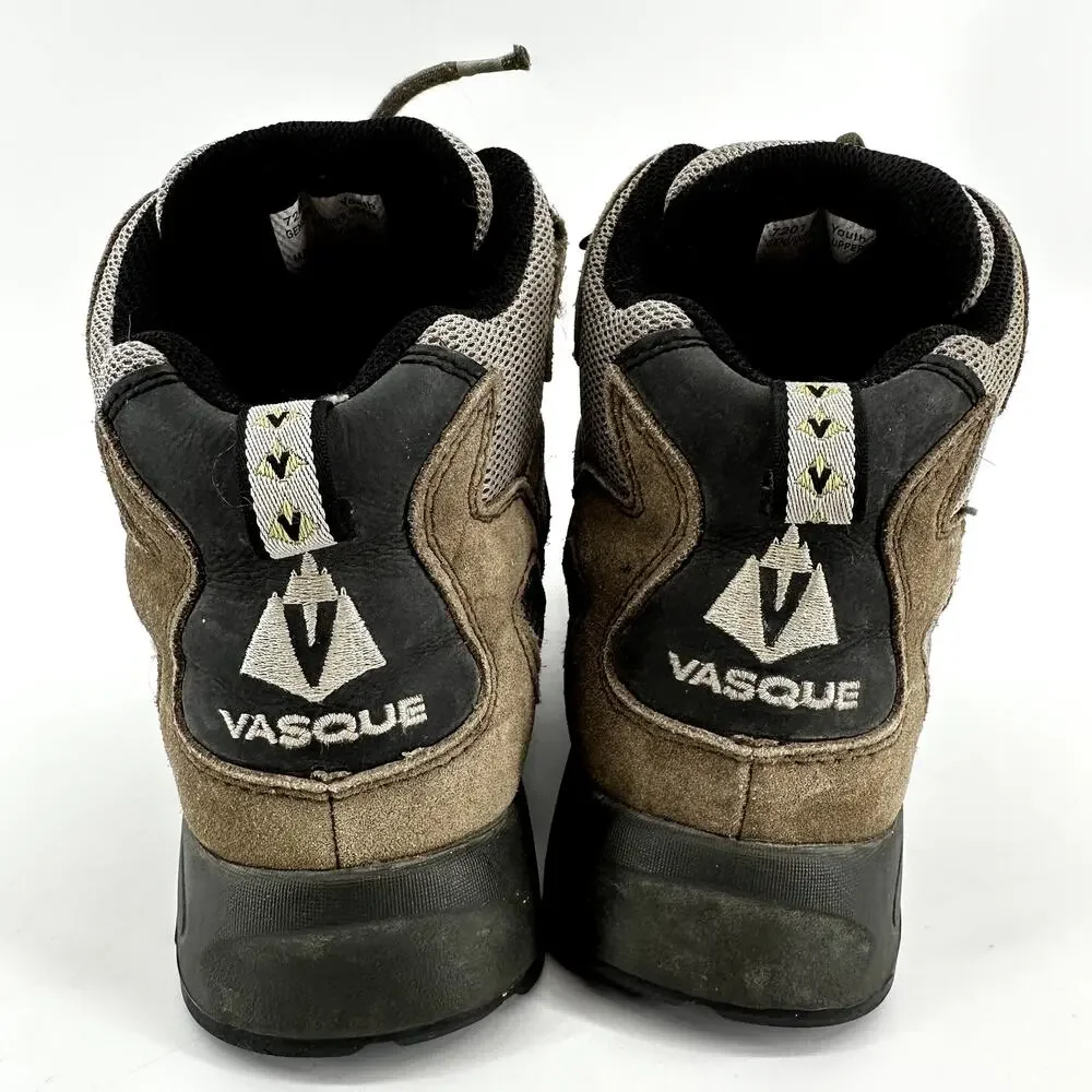 Vasque Breeze Youth Hiking Boots Lace Up Waterproof Leather Outdoor Tan 5M